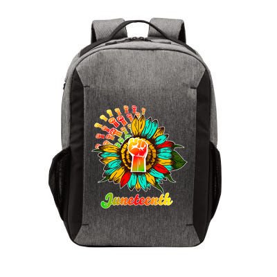 Sunflower Fist Juneteenth Black History African American Vector Backpack