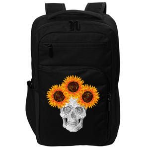 Sunflower Skull Impact Tech Backpack