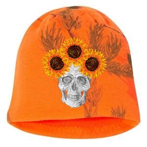 Sunflower Skull Kati - Camo Knit Beanie