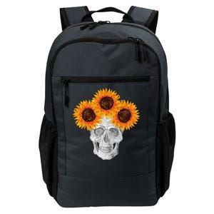 Sunflower Skull Daily Commute Backpack