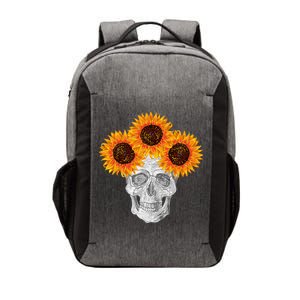 Sunflower Skull Vector Backpack