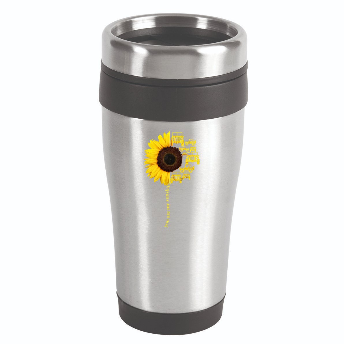 Sunflower Trucks Off-Road Sunshine 16oz Travel Tumbler