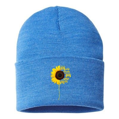 Sunflower Trucks Off-Road Sunshine Sustainable Knit Beanie