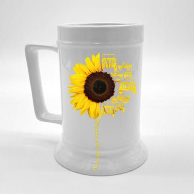 Sunflower Trucks Off-Road Sunshine Beer Stein