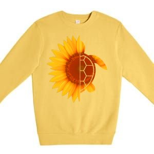 Sunflower Turtle Premium Crewneck Sweatshirt