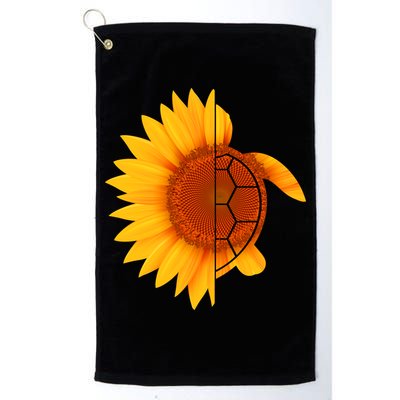 Sunflower Turtle Golf Towel