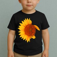Sunflower Turtle Toddler T-Shirt