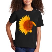 Sunflower Turtle Kids T-Shirt