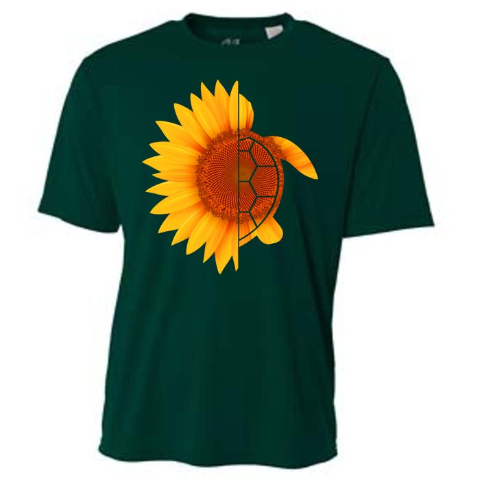 Sunflower Turtle Cooling Performance Crew T-Shirt