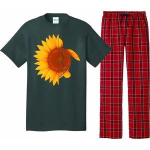 Sunflower Turtle Pajama Set