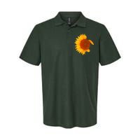 Sunflower Turtle Softstyle Adult Sport Polo