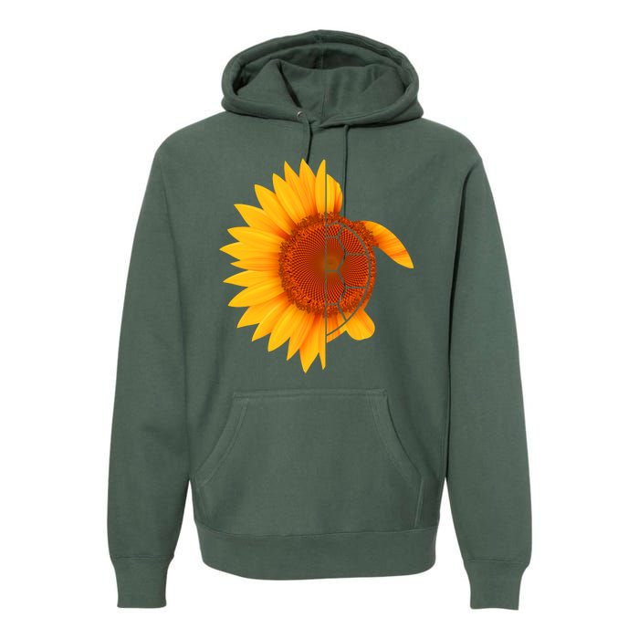 Sunflower Turtle Premium Hoodie