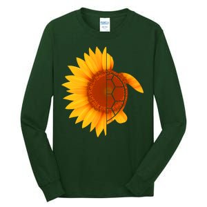 Sunflower Turtle Tall Long Sleeve T-Shirt