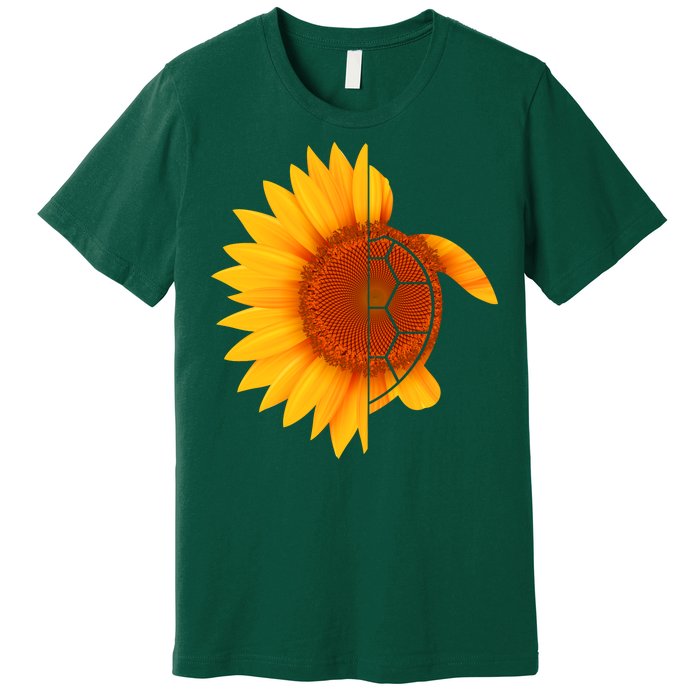 Sunflower Turtle Premium T-Shirt