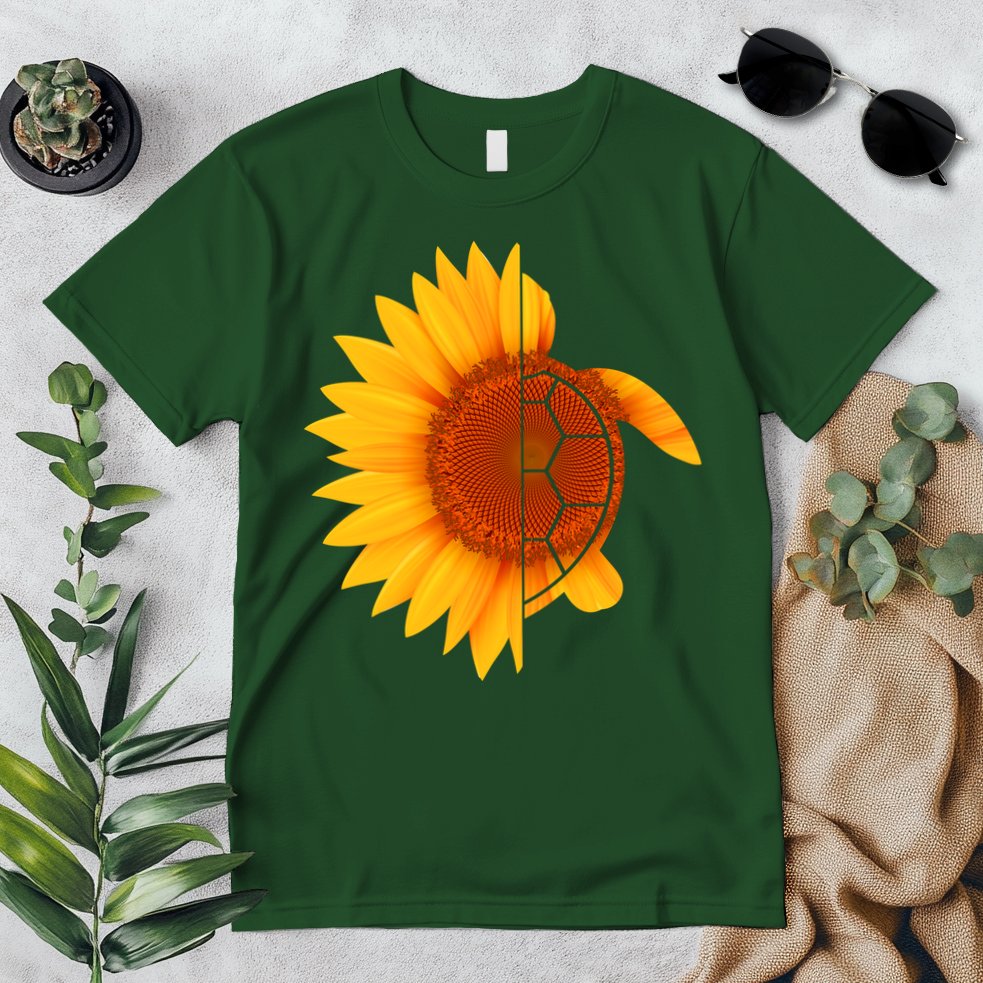 Sunflower Turtle Premium T-Shirt