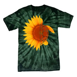 Sunflower Turtle Tie-Dye T-Shirt