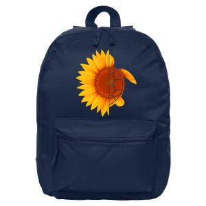 Sunflower Turtle 16 in Basic Backpack