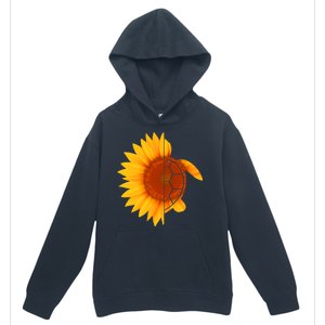 Sunflower Turtle Urban Pullover Hoodie