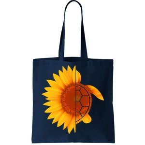 Sunflower Turtle Tote Bag