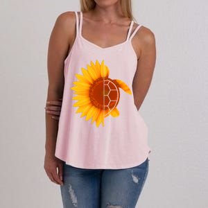 Sunflower Turtle Women's Strappy Tank