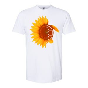 Sunflower Turtle Softstyle CVC T-Shirt