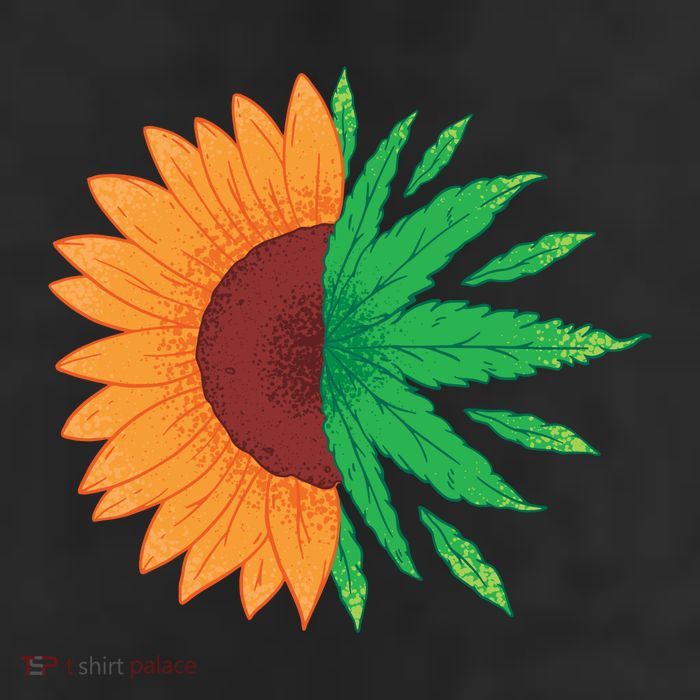 Sunflower Weed 7 Panel Mesh Trucker Snapback Hat