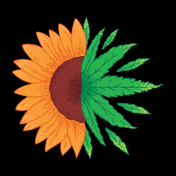 Sunflower Weed Hoodie