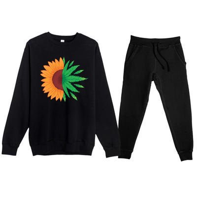 Sunflower Weed Premium Crewneck Sweatsuit Set