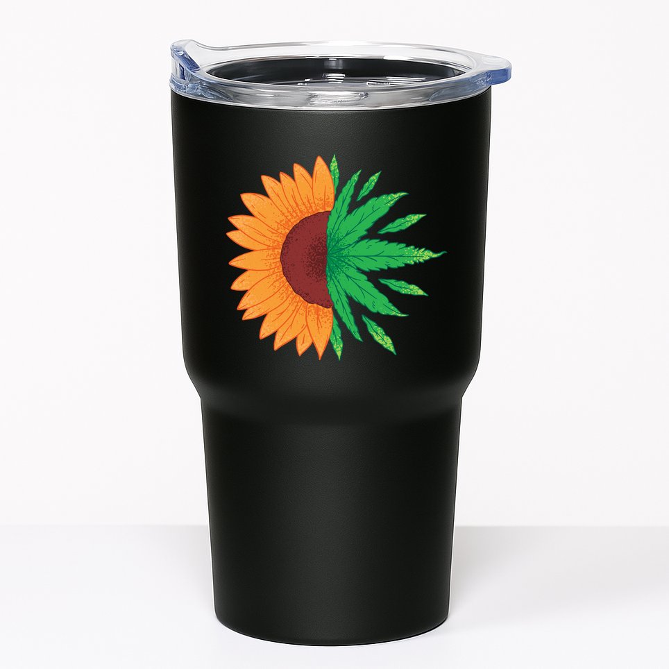 Sunflower Weed Tumbler