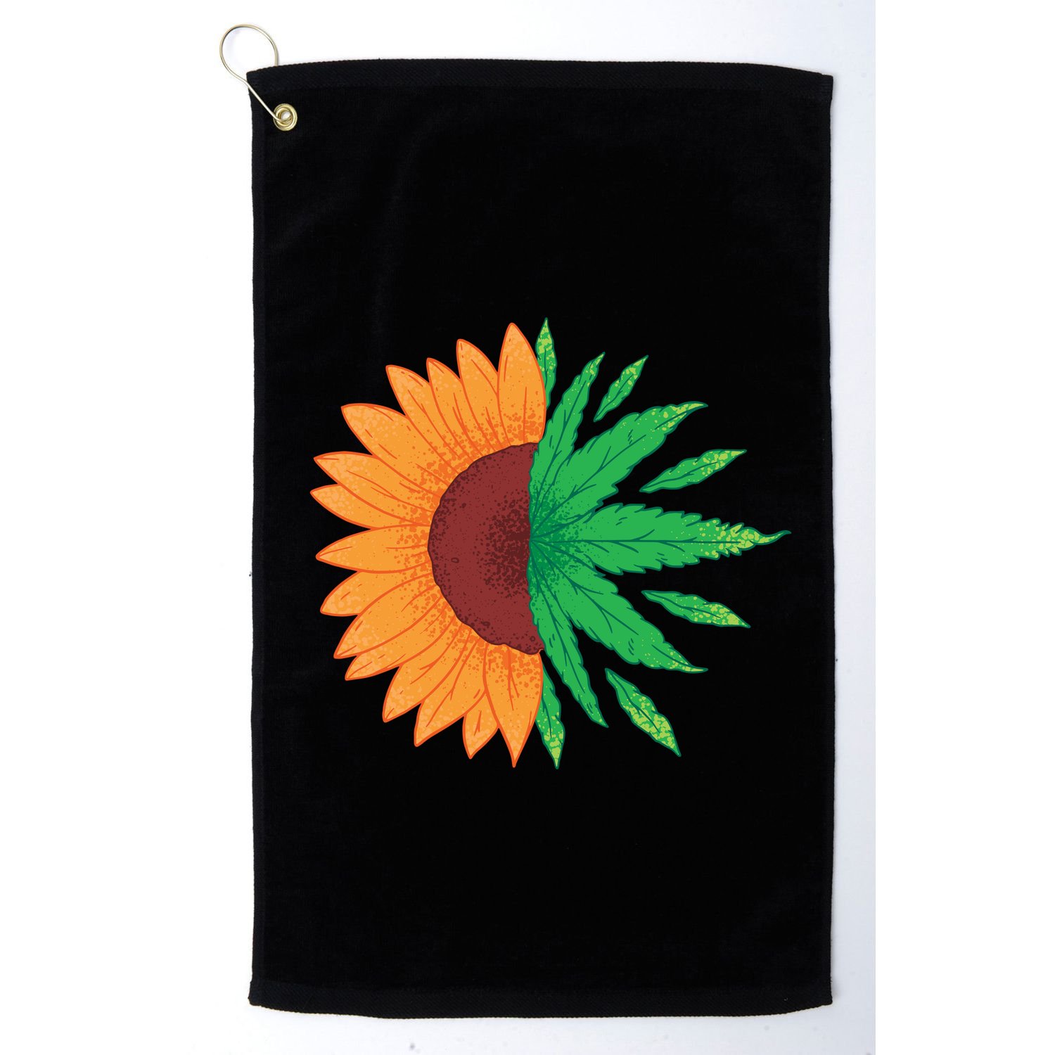 Sunflower Weed Golf Towel