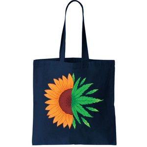 Sunflower Weed Tote Bag