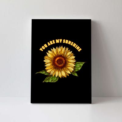 Sunflower You Are My Sunshine Canvas