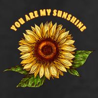 Sunflower You Are My Sunshine Adult Drive Performance Visor