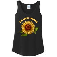 Sunflower You Are My Sunshine Ladies Essential Tank