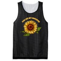 Sunflower You Are My Sunshine Mesh Reversible Basketball Jersey Tank