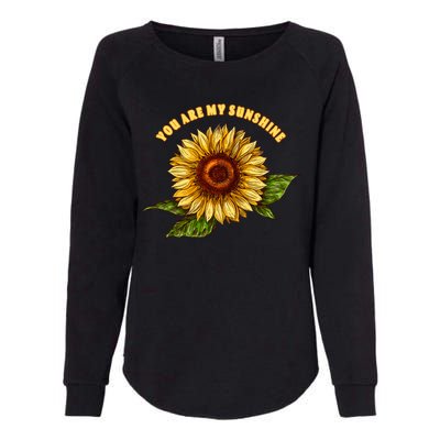 Sunflower You Are My Sunshine Womens California Wash Sweatshirt