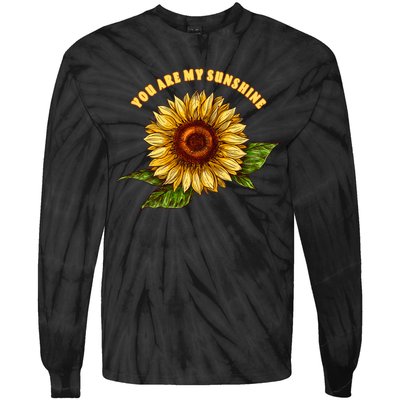 Sunflower You Are My Sunshine Tie-Dye Long Sleeve Shirt