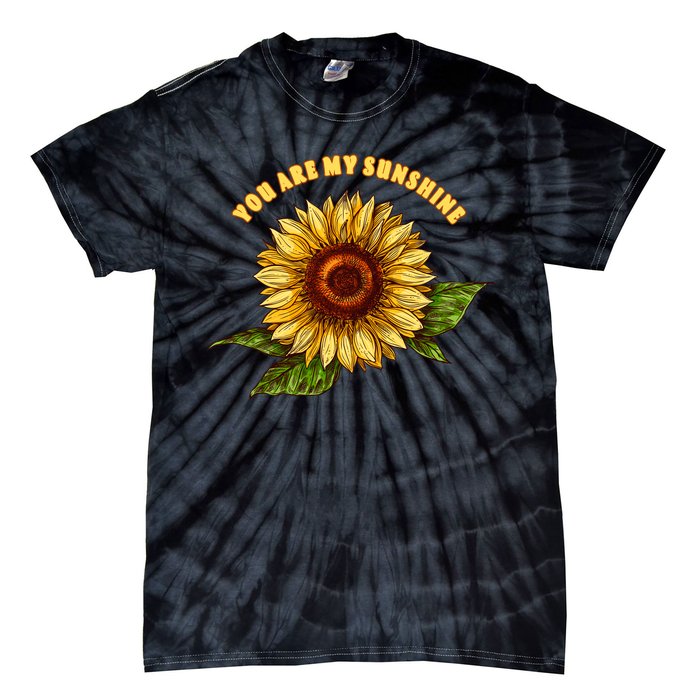 Sunflower You Are My Sunshine Tie-Dye T-Shirt