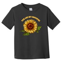 Sunflower You Are My Sunshine Toddler T-Shirt