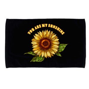 Sunflower You Are My Sunshine Microfiber Hand Towel