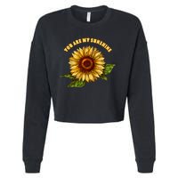 Sunflower You Are My Sunshine Cropped Pullover Crew