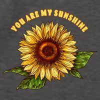 Sunflower You Are My Sunshine Vector Backpack