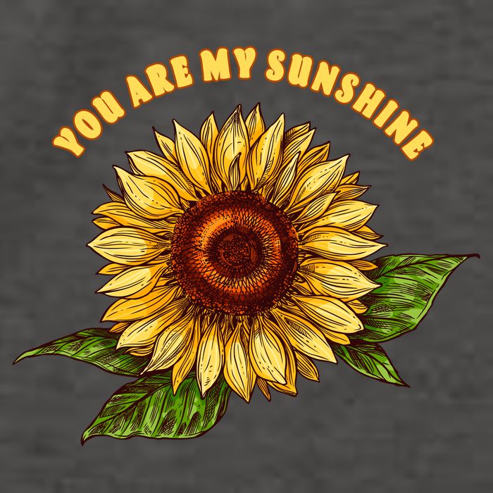 Sunflower You Are My Sunshine Vector Backpack