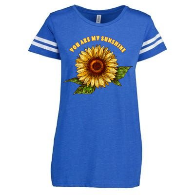 Sunflower You Are My Sunshine Enza Ladies Jersey Football T-Shirt