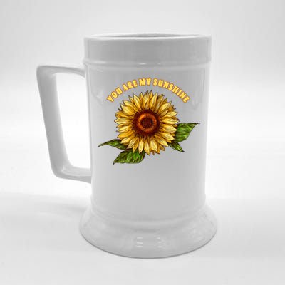 Sunflower You Are My Sunshine Beer Stein