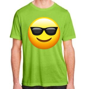 Sunglasses Emoji Cool Smiley Adult ChromaSoft Performance T-Shirt