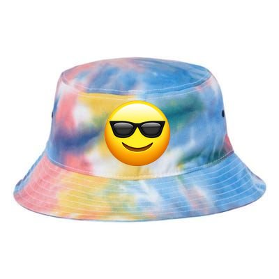 Sunglasses Emoji Cool Smiley Tie Dye Newport Bucket Hat