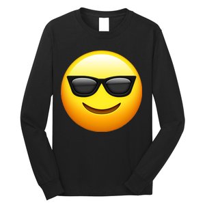 Sunglasses Emoji Cool Smiley Long Sleeve Shirt