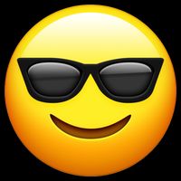 Sunglasses Emoji Cool Smiley Apron