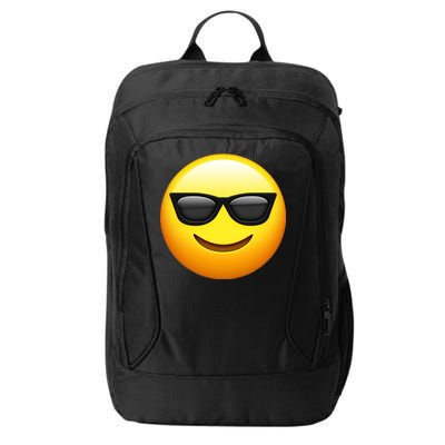 Sunglasses Emoji Cool Smiley City Backpack